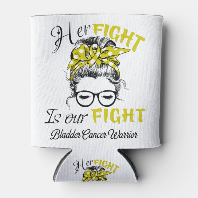 Blase Krebs Bewusstsein Monat Band Geschenke Dosenkühler (Vorderseite)