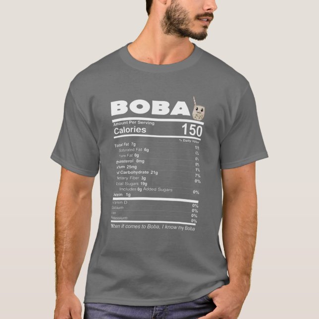 Blase Milk Tee Ernährung Witziger Boba Lover (Vorderseite)