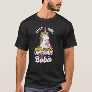 Blase nur ein Mädchen, das Lieben Einhörner T-Shirt