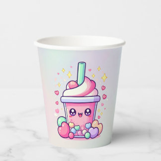Blase Tee Geburtstagspapier Party Cup Pappbecher