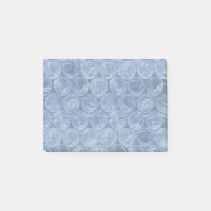 Blasefolie in Blau Post-it Klebezettel