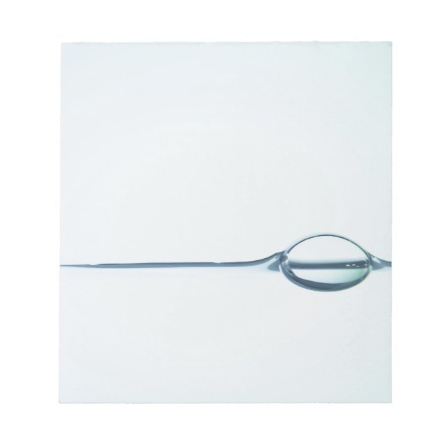 Blasen auf der Wasseroberfläche Notizblock (Vorderseite)