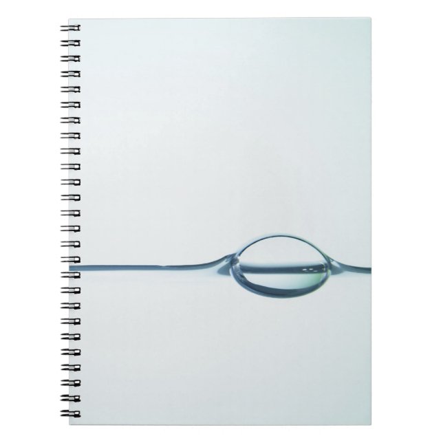 Blasen auf Wasser-Oberfläche Notizblock (Vorderseite)