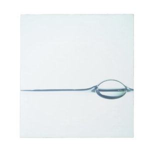 Blasen auf Wasser-Oberfläche Notizblock