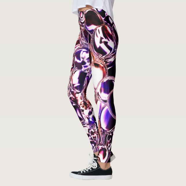 Blasen aus Farbglas oder wertvollen Steinen? Leggings (Links)