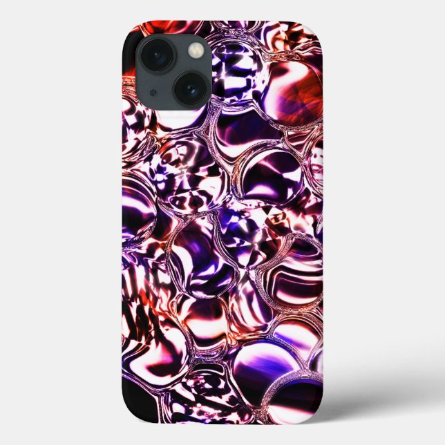 Blasen aus farbigem Glas oder wertvollen Steinen? Case-Mate iPhone Hülle (Rückseite)