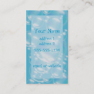 Blasen, Blasen und mehr Blasen Visitenkarte