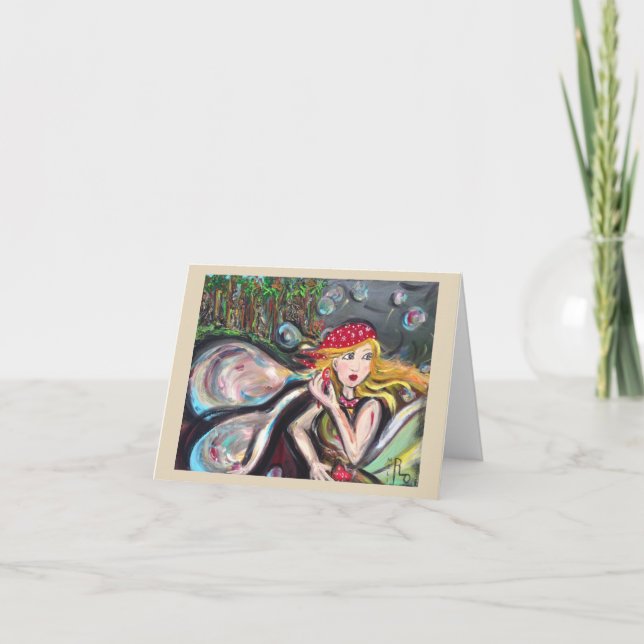 Blasen-Blende-Merkkarte Karte (Vorderseite)