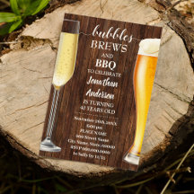 Blasen Brews & GRILLEN Western Erwachsene Geburtst