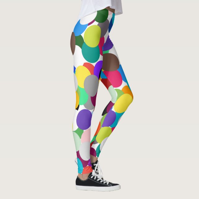 Blasen-Collage Leggings (Rechts)