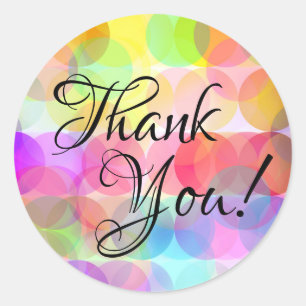 Blasen - danke Aufkleber