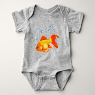Blasen die Goldfish Baby Strampler