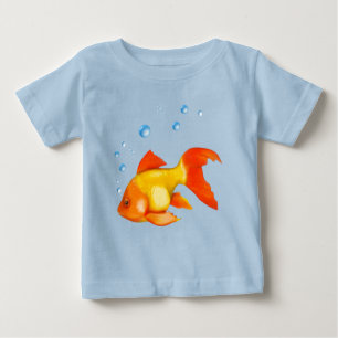 Blasen die Goldfish Baby T-shirt