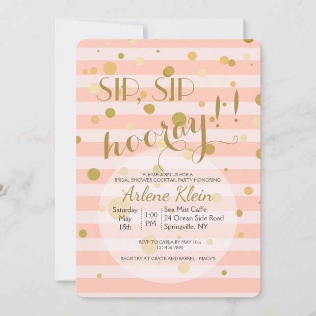 Blasen-Einladung Einladung (Vorderseite)