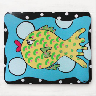 Blasen-Fische Mousepad