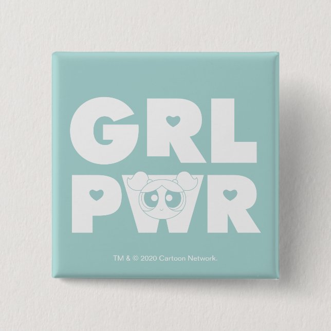 Blasen: Girl-Power Button (Vorderseite)