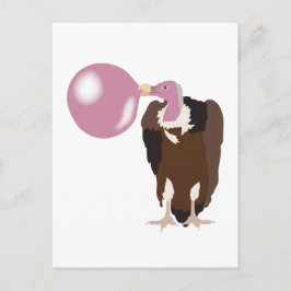 Blasen-Gum-Vulture-Blase Postkarte