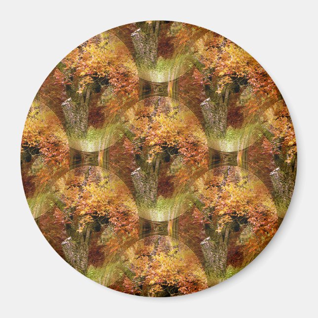 Blasen im Herbst.... Magnet (Vorne)