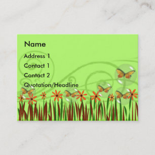 Blasen in einer Blase - Maßgeschneiderte Visitenkarte