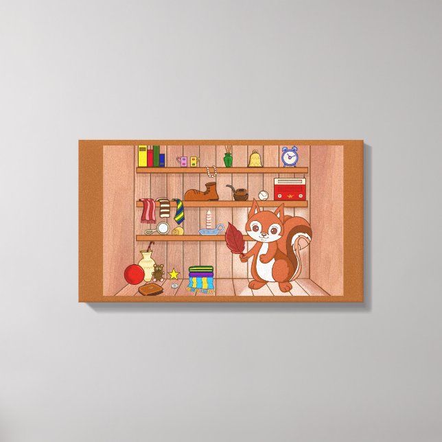 Blasen in seinem Laden Leinwanddruck (Vorderseite)