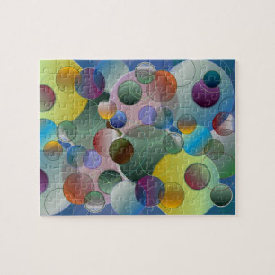 Blasen Kreise Globes mehrfarbig Puzzle