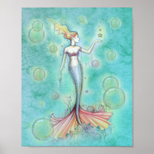 Blasen Mermaid Print Poster