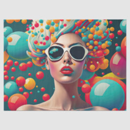 Blasen Pop Art Decoupage Tissue Paper Seidenpapier