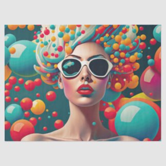 Blasen Pop Art Decoupage Tissue Paper Seidenpapier