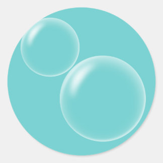Blasen Runder Aufkleber