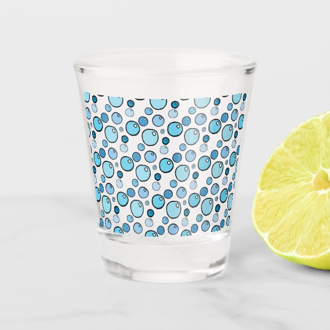 Blasen Schnapsglas (Vorderseite)