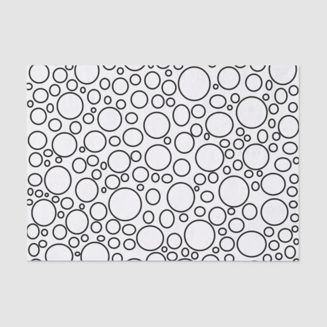 Blasen-Seidenpapier Seidenpapier (Vorderseite)