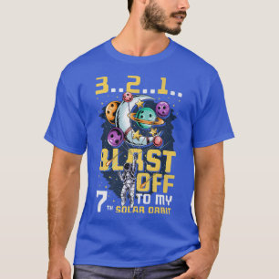 Blasen Sie auf meinen 7. Sonnenstrahl, 7. Geburtst T-Shirt