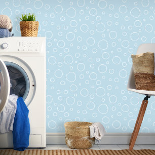 Blasen, überall weiß tapete