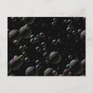 Blasen und Blasen Postkarte
