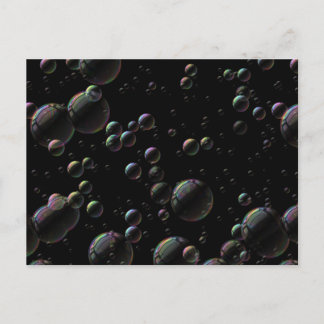 Blasen und Blasen Postkarte