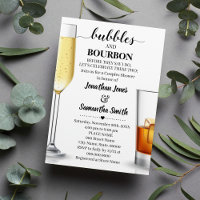 Blasen und Bourbon, bevor ich Paare Dusche Inv