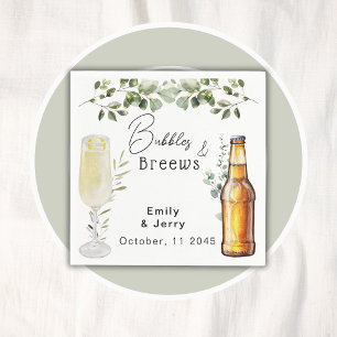 Blasen und Brühe Eukalyptus Couple Dusche Party Serviette