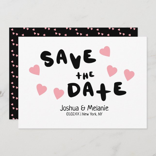 Blasen und Herz speichern die Termine (Vorne/Hinten)