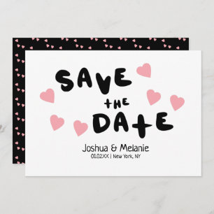 Blasen und Herz speichern die Termine