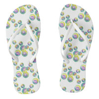 Blasen von Iridescent Rainbow Soap Bubbles