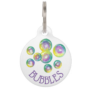Blasen von Iridescent Rainbow Soap Bubbles Haustiermarke
