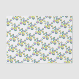 Blasen von Iridescent Rainbow Soap Bubbles Seidenpapier