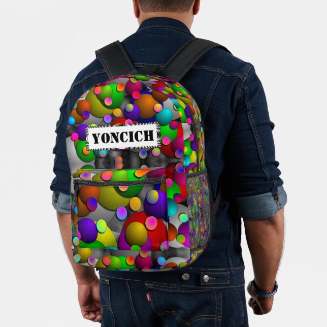 Blasen von Kenneth Yoncich Bedruckter Rucksack (Insitu (Modell))