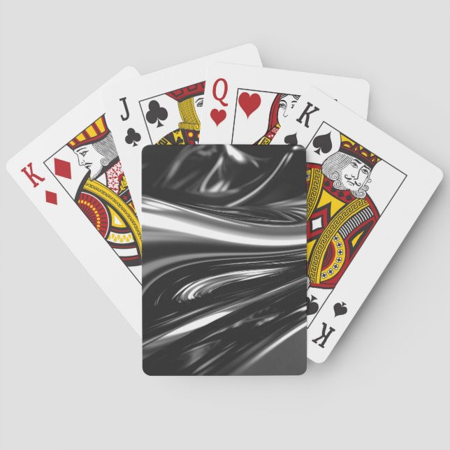 Blasen von Silbermetall Spielkarten (Rückseite)