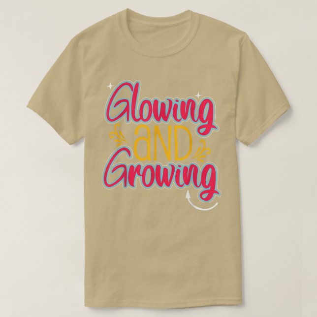 Blasen & Wachend Funny Schwanger Mommy Schwangersc T-Shirt (Design vorne)