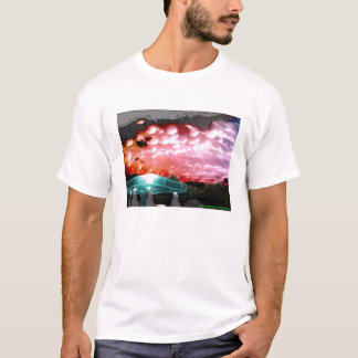 Blasen-Wolke mischen T-Shirt weiße