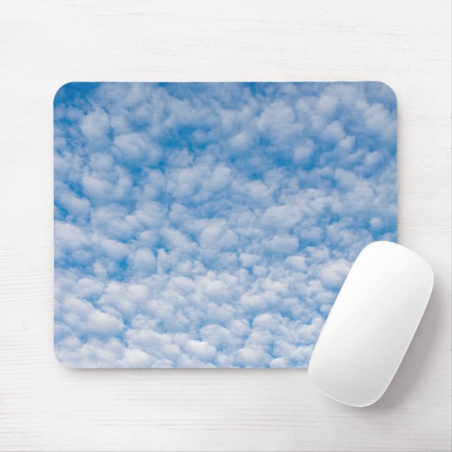 Blasen Wolken in Blue Sky Nature Foto Mammatus Mousepad (Mit Mouse)