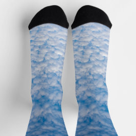 Blasen Wolken in Blue Sky Nature Foto Mammatus Socken