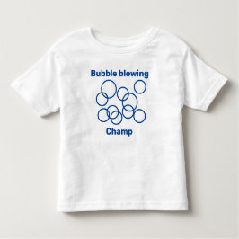 Blasenblasen, niedlich, Blasenkammer Kleinkind T-shirt