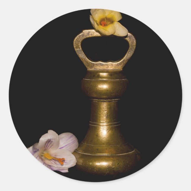 Bläserattraktion Runder Aufkleber (Vorderseite)